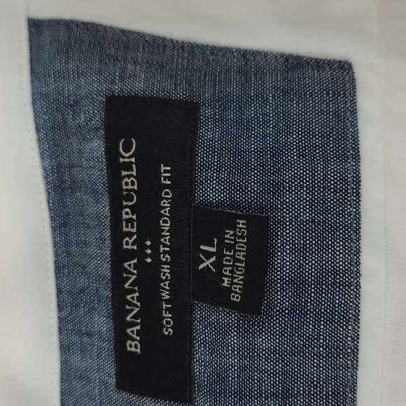 Banana Republic Short Sleeve Casual Pullover Top Men's XL - Picture 3 of 3